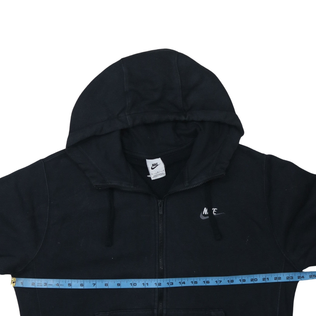 Nike Men's Black Full Zip Hoodie Size M Sports Fleece