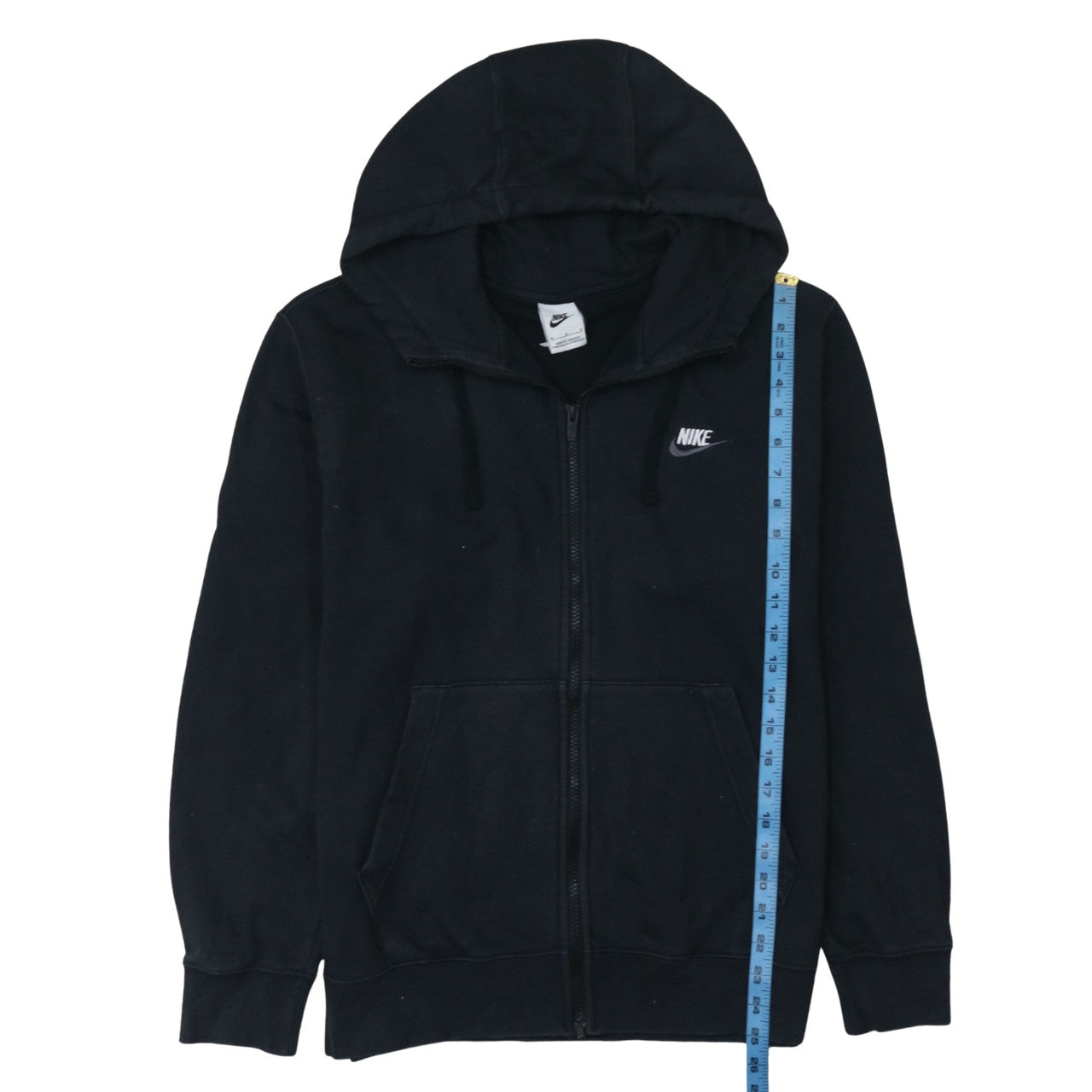 Nike Men's Black Full Zip Hoodie Size M Sports Fleece