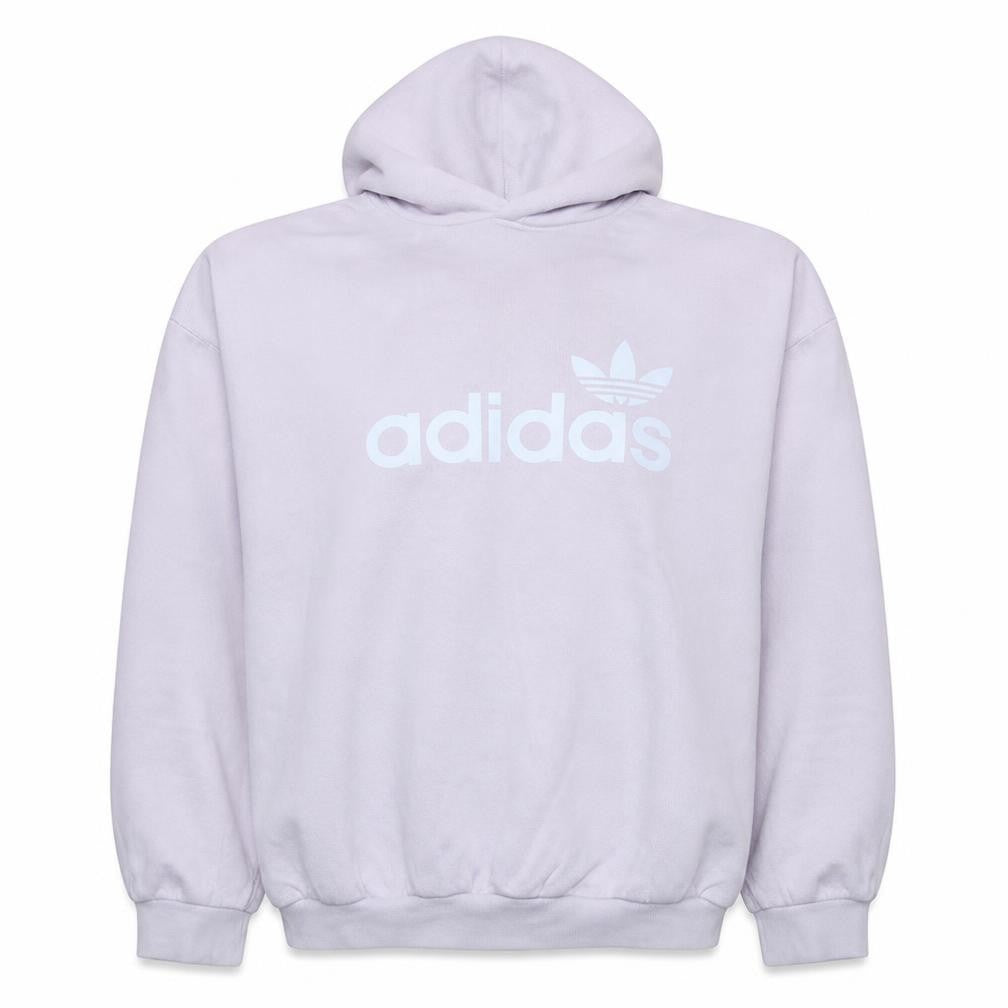 Adidas Womens Pink Hooded Pullover Sweatshirt Size 4 UK Cotton Blend