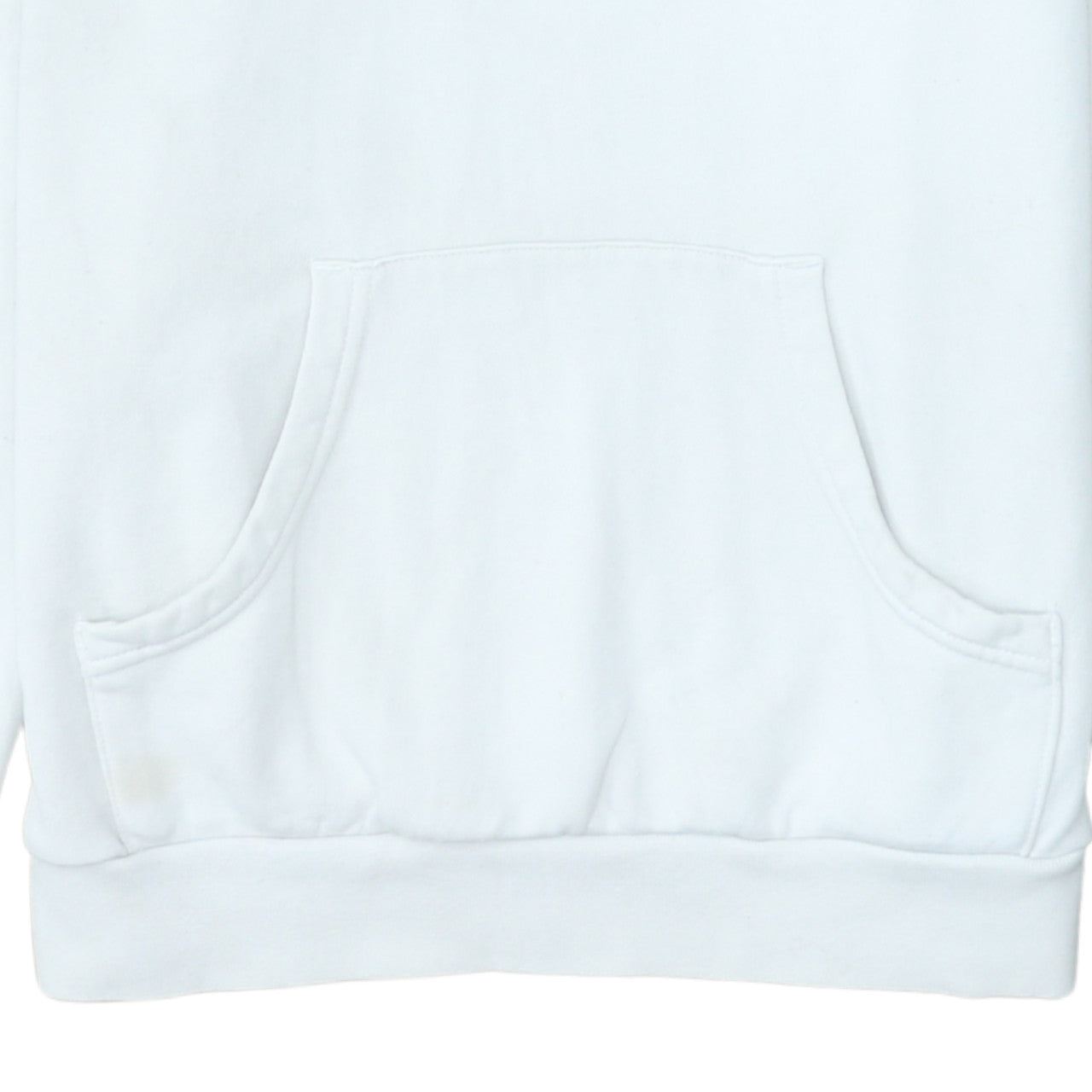 Puma Women White Pullover Hoodie Medium Cotton Blend Logo Design
