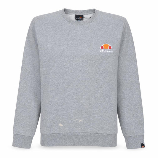 Ellesse Womens Grey Logo Sweatshirt UK 10 Pullover Cotton Blend
