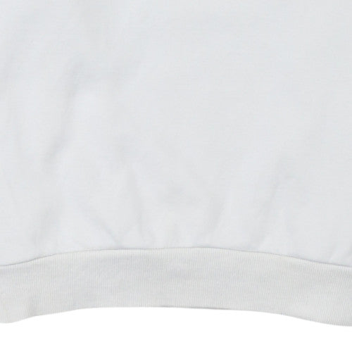 Fila Womens White Crew Neck Sweatshirt Size 12 Cotton Blend