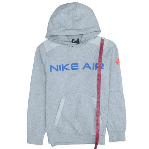 Nike Mens Grey XS Pullover Hoodie with Logo Graphic Print