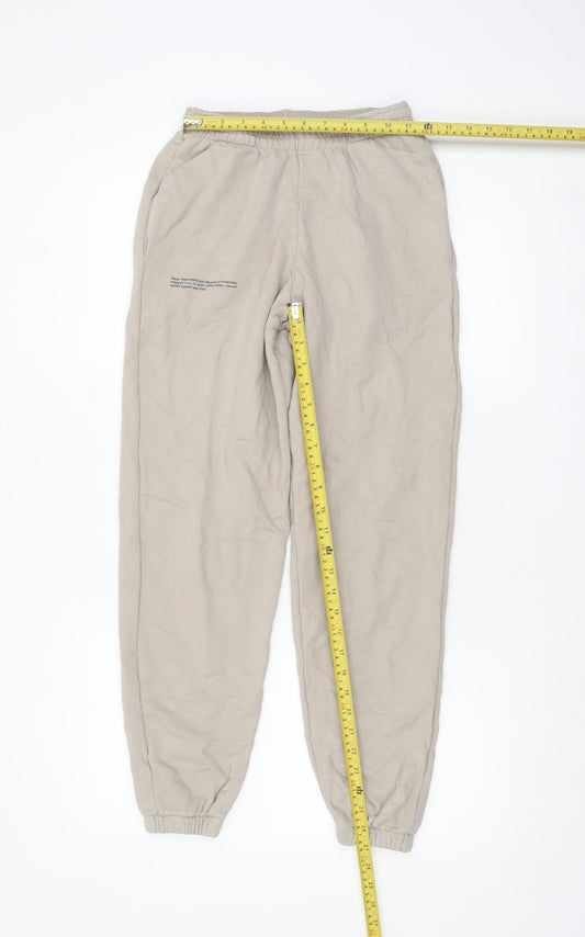 Pangaia Womens Beige 2XS Jogger Trousers 100% Organic Cotton