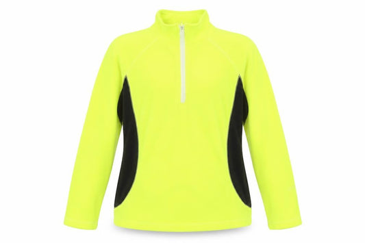 Peter Storm Women Yellow 1/2 Zip Pullover Fleece Sweatshirt Size 14
