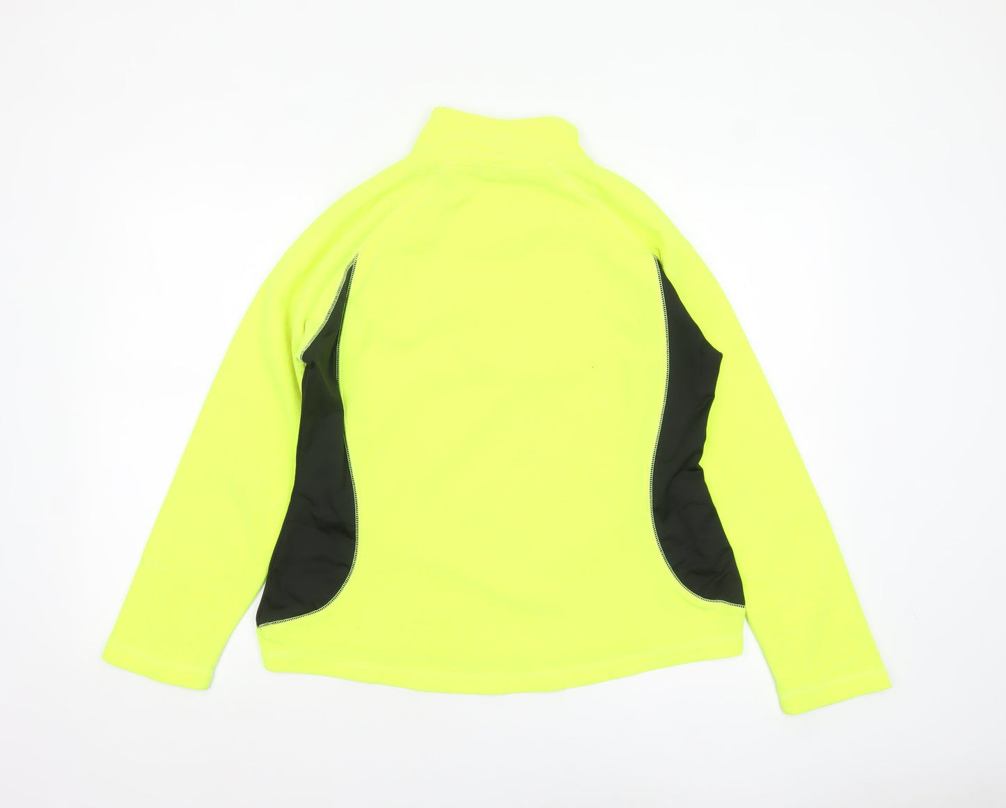 Peter Storm Women Yellow 1/2 Zip Pullover Fleece Sweatshirt Size 14