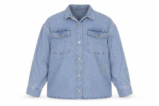 ASOS Women Blue Denim Relaxed Fit Jacket UK 18 Classic Casual