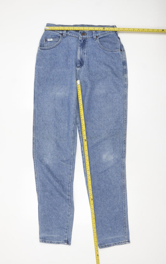 Lee Women's Blue High Rise Straight Leg Vintage Jeans Size 10L