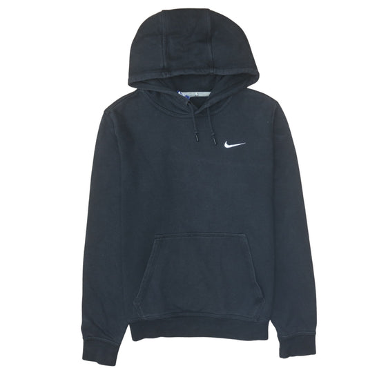 Nike Men's Black Pullover Hoodie M Fleece Regular Fit Logo Sportswear