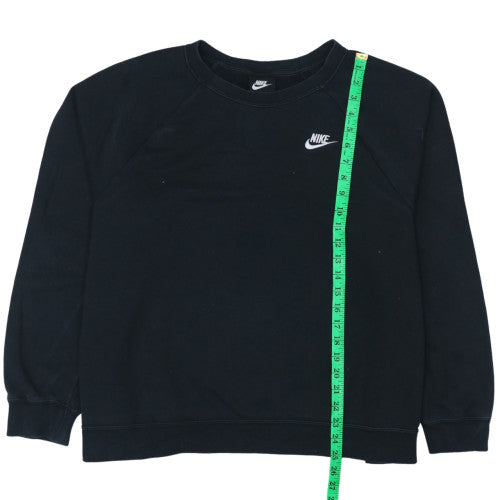 Nike Men's Black XL Pullover Fleece Sweatshirt Crew Neck Sportswear