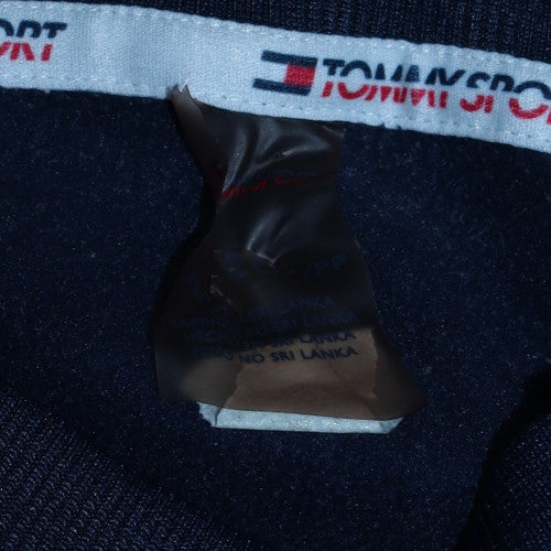 Tommy Sport Men's Blue Crew Neck Pullover Sweatshirt Size L