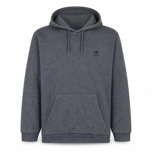 Adidas Mens Grey Pullover Hoodie L Fleece Primegreen Sportswear