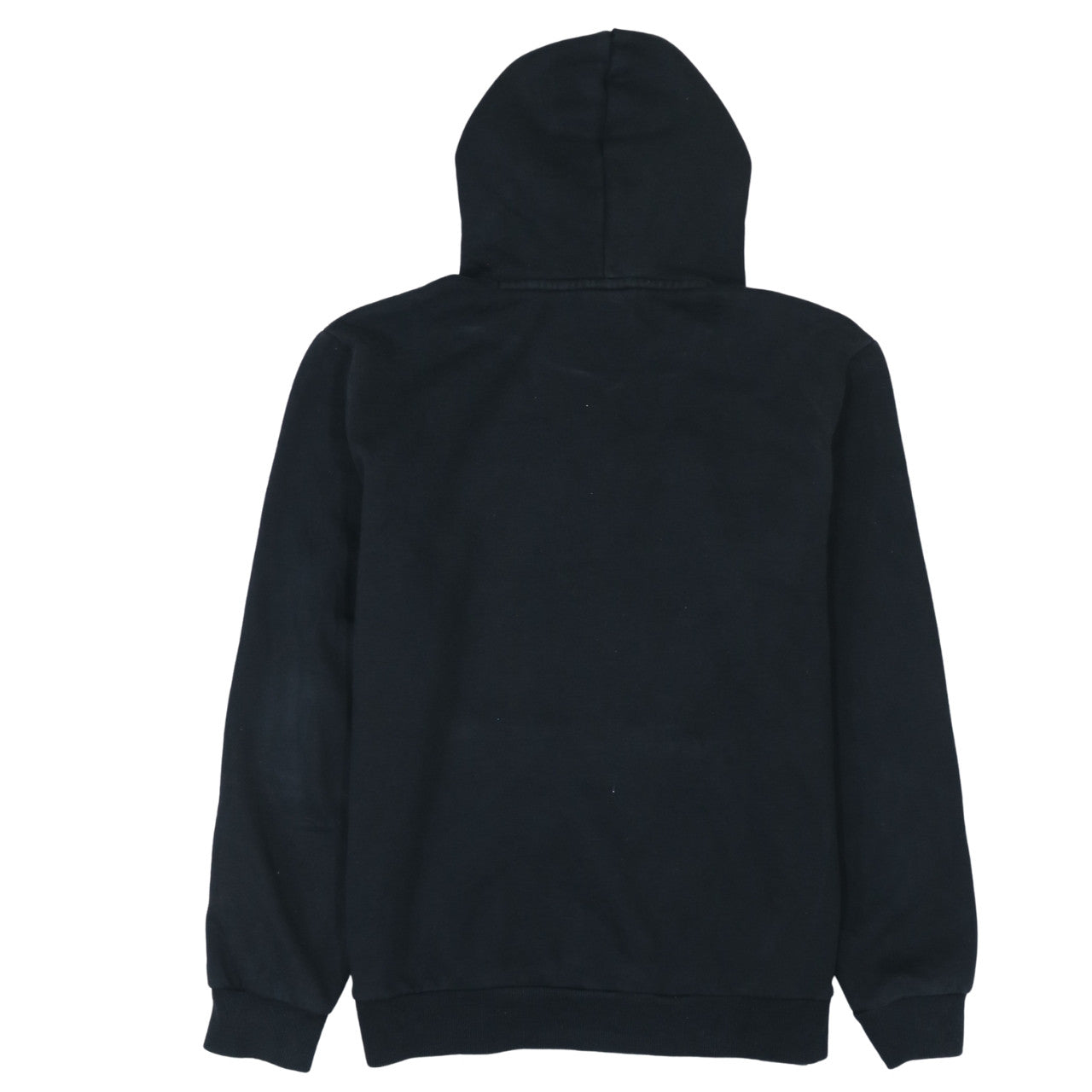 Puma Men's Black Pullover Hoodie M Regular Fit Logo Fleece Sweatshirt