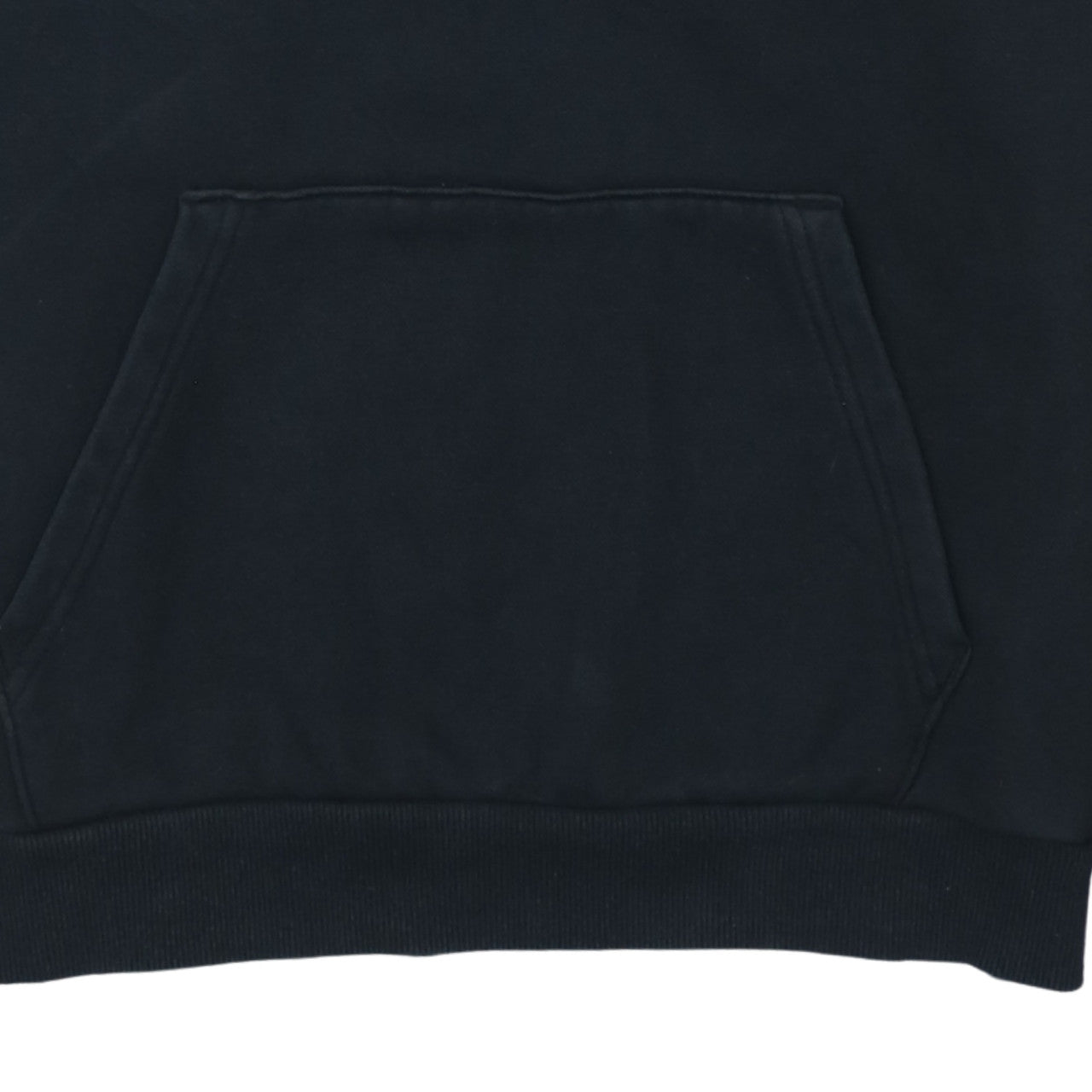 Puma Men's Black Pullover Hoodie M Regular Fit Logo Fleece Sweatshirt
