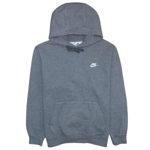 Nike Men's Grey Pullover Hoodie M Sports Fleece Sweatshirt
