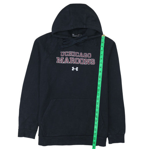 Under Armour Men's Black UChicago Maroons Pullover Hoodie Size S
