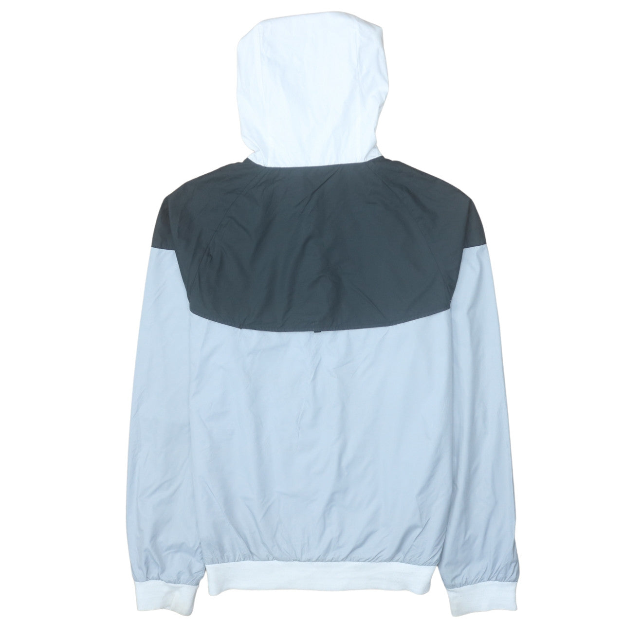 Nike Men's Grey Full Zip Hooded Sports Jacket Size S