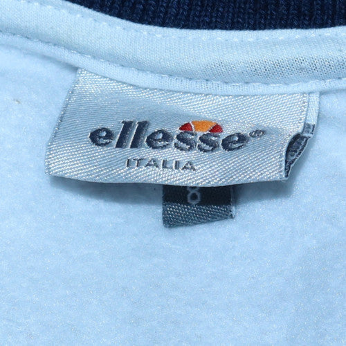 Ellesse Women's White Size 8 Varsity Jacket with Logo Detail