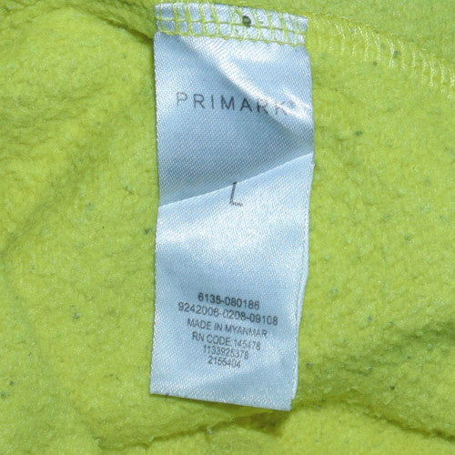 Primark Rick and Morty Men's Yellow Pullover Hoodie Size L
