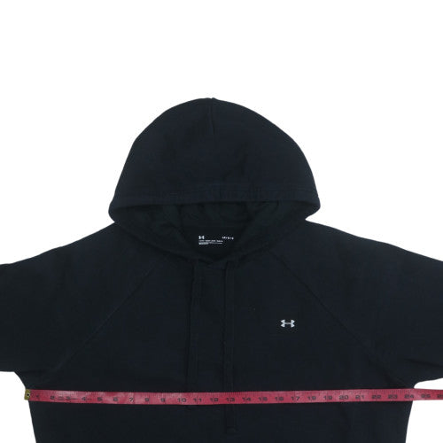 Under Armour Men's Black Pullover Hoodie L Relaxed Fit Fleece