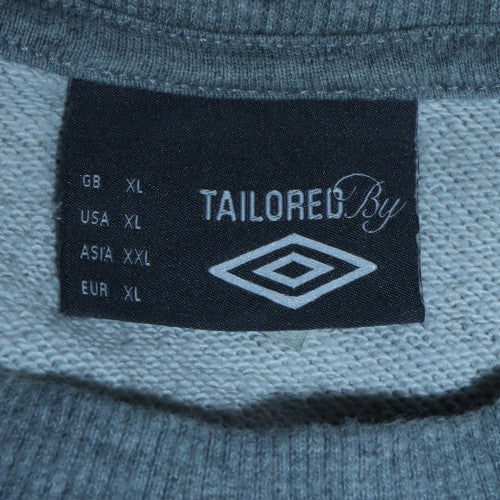 Umbro Men's Grey XL Crew Neck Pullover Sweatshirt