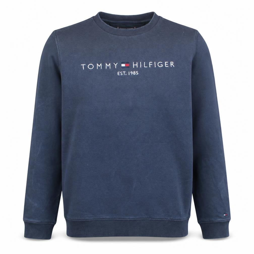 Tommy Hilfiger Teens Blue Cotton Embroidered Sweatshirt Size 164