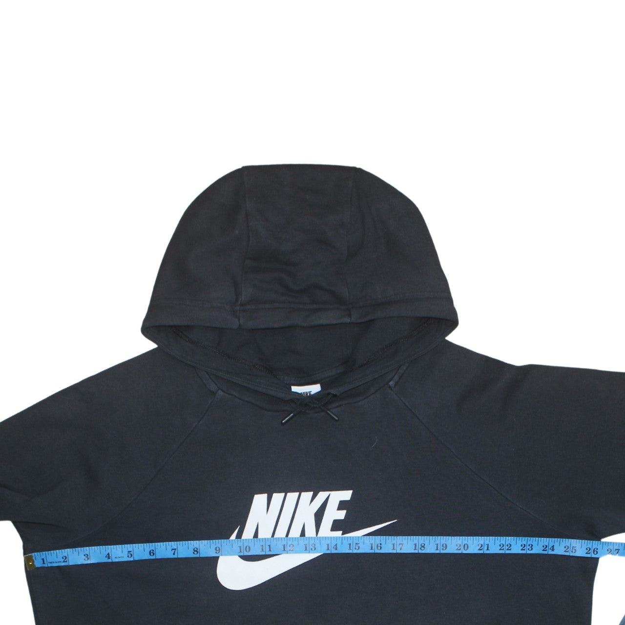 Nike Men's Black XL Pullover Hoodie with Logo Print