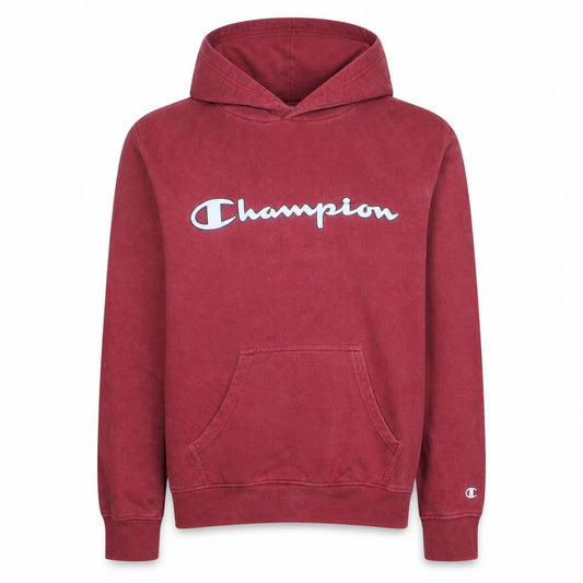 Champion Men's Red Pullover Hoodie Small Fleece Regular Fit