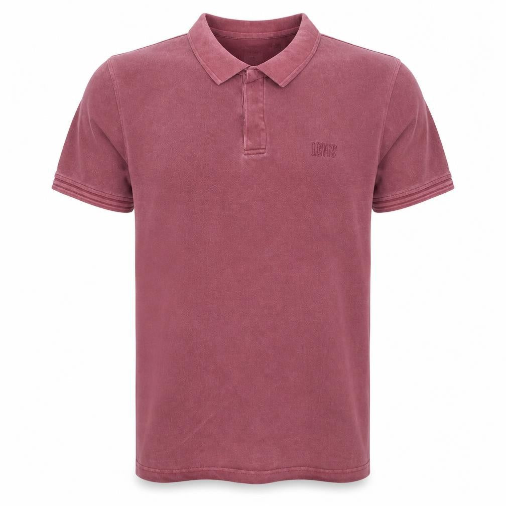 Levi's Men's Red Cotton Short Sleeve Polo Shirt XL