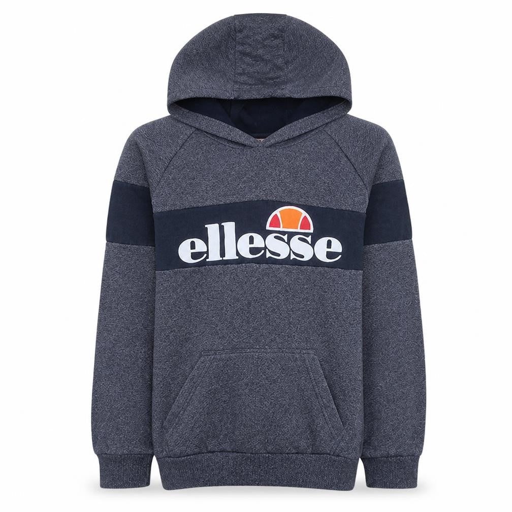 Ellesse Boys Blue Pullover Hoodie 13-14 Years Cotton Blend Logo Design