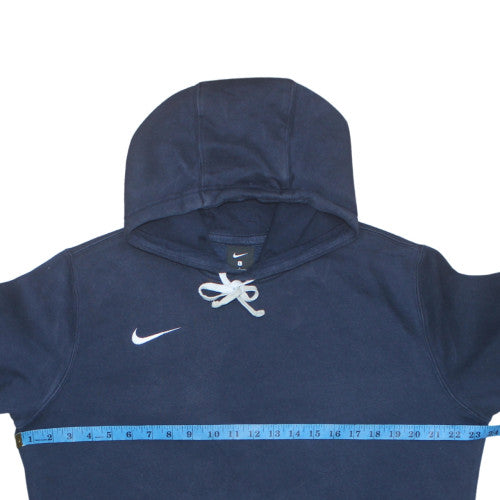 Nike Men's Blue Pullover Hoodie L Sports Fleece Sweatshirt