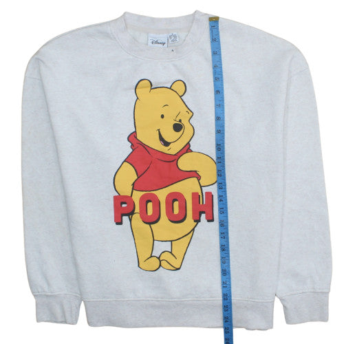 Disney Winnie the Pooh Women's Grey Pullover Sweatshirt M 12/14