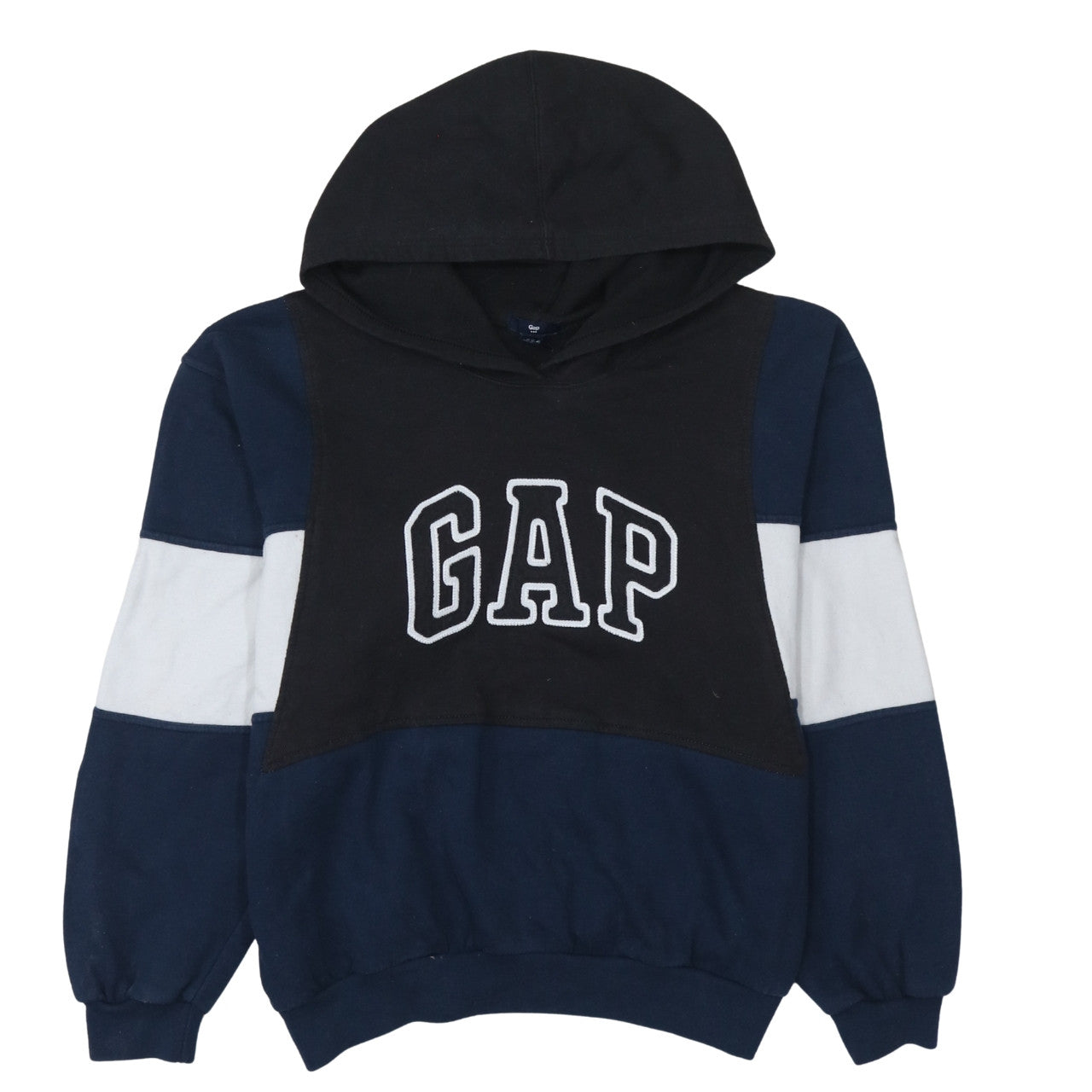 GAP Men's Multicoloured Pullover Hoodie XL Fleece Logo Sweatshirt