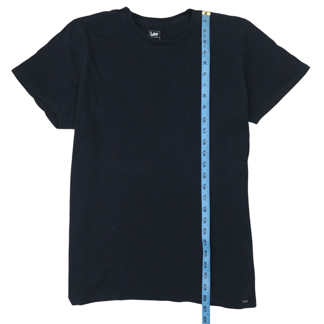 Lee Men's Black Cotton Crew Neck Short Sleeve T-Shirt Size L