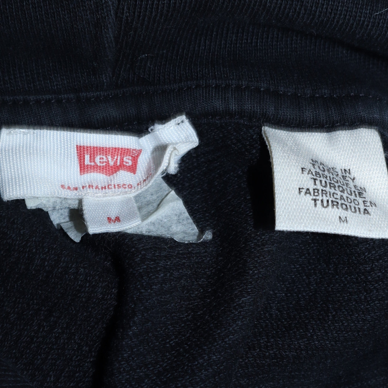 Levi's Men's Black M Pullover Hoodie Graphic Logo Sweatshirt