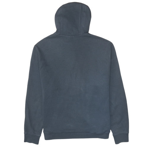 Nike Men's Black XL Pullover Hoodie with Red Logo Cotton Sweatshirt