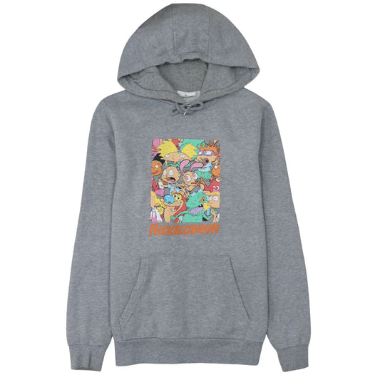 Primark Nickelodeon Grey Hoodie L Women Cartoon Pullover Sweatshirt