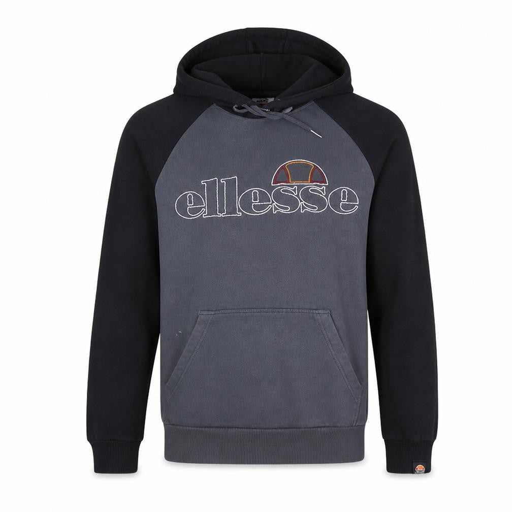 Ellesse Men’s Grey Pullover Hoodie Size S Sports Fleece Sweatshirt
