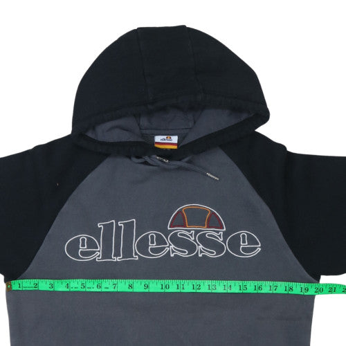 Ellesse Men’s Grey Pullover Hoodie Size S Sports Fleece Sweatshirt