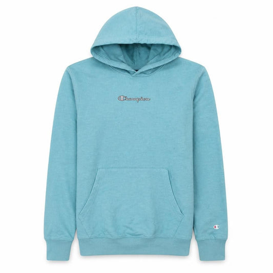 Champion Girls Blue Pullover Hoodie X-Large 13-14 Years Cotton Blend