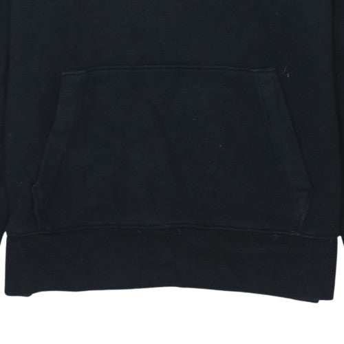 Hollister Womens Black Small Pullover Hoodie With Logo Print