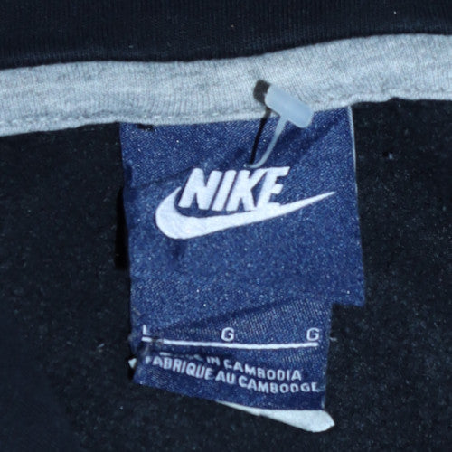 Nike Men's Black Pullover Hoodie Size L Regular Fit Fleece