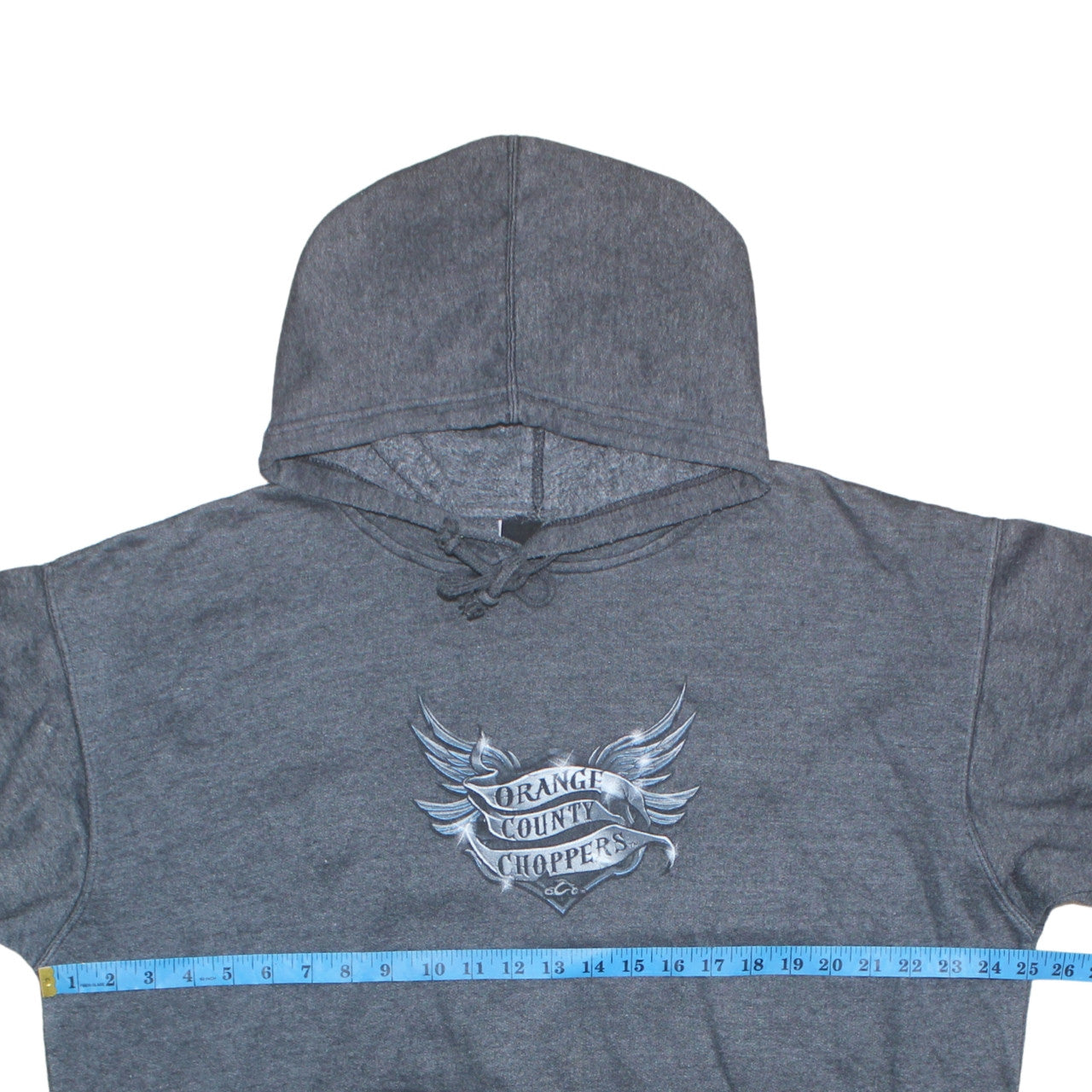 Orange County Choppers Men's Grey L Pullover Hoodie Motorcycle Graphic
