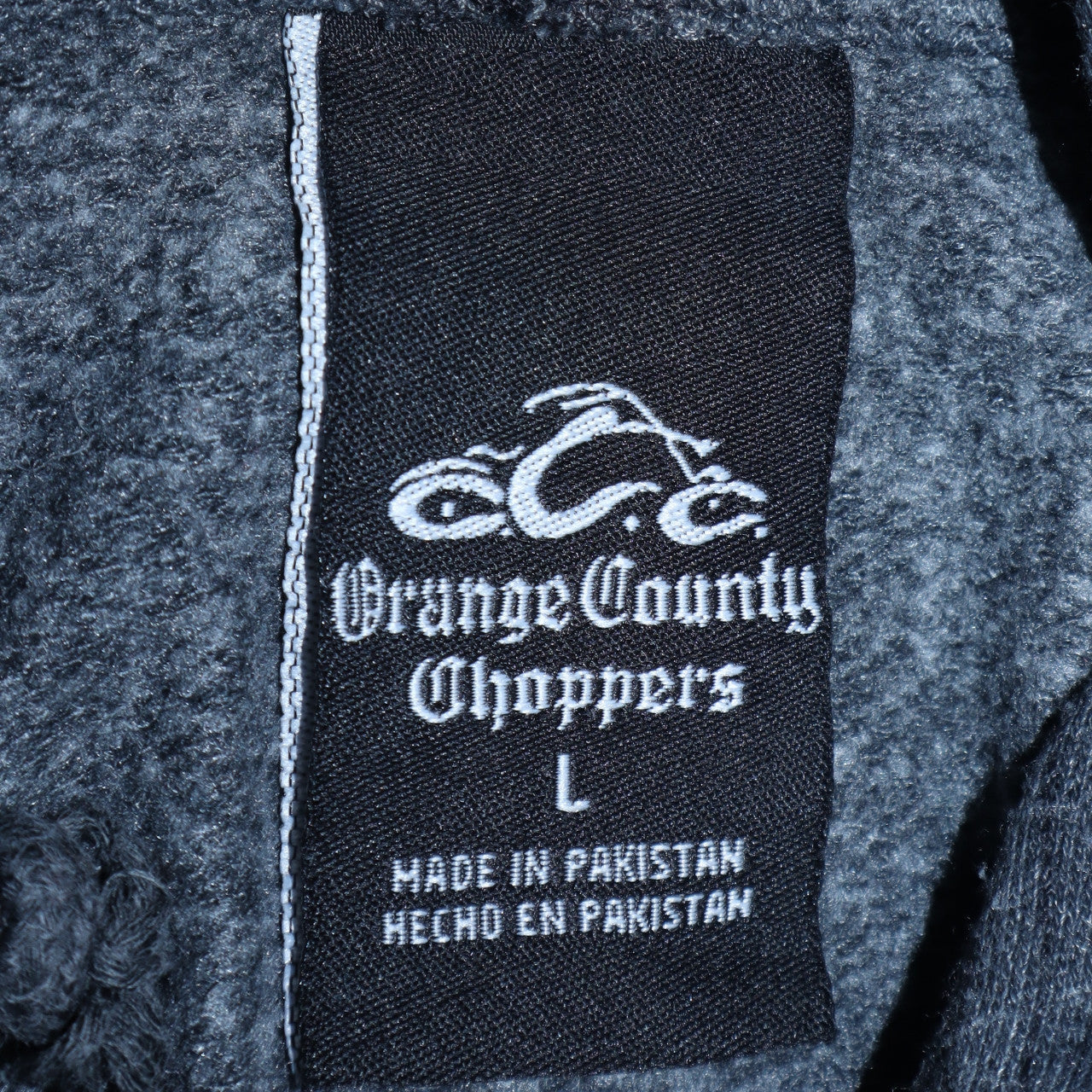 Orange County Choppers Men's Grey L Pullover Hoodie Motorcycle Graphic