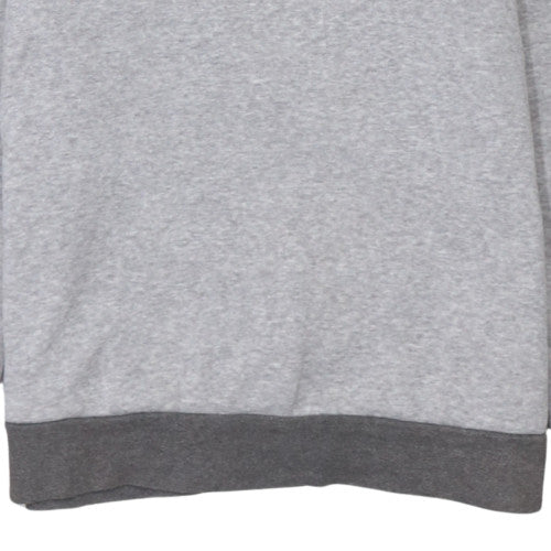 Adidas Womens Grey Pullover Hoodie Small Cotton Blend Casual