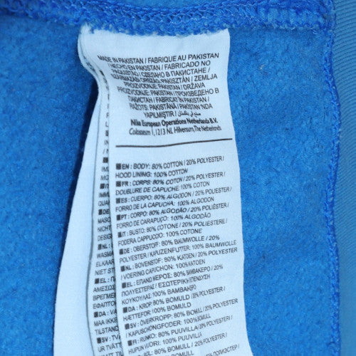 Nike Men's Blue Pullover Hoodie M Fleece Graphic Sportswear