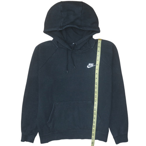 Nike Men's Black Pullover Hoodie Size M Fleece Sweatshirt