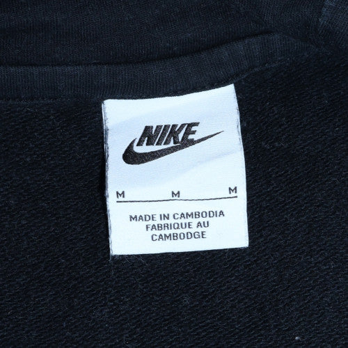 Nike Men's Black Pullover Hoodie Size M Fleece Sweatshirt