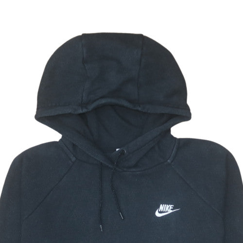 Nike Men's Black Pullover Hoodie Size M Fleece Sweatshirt