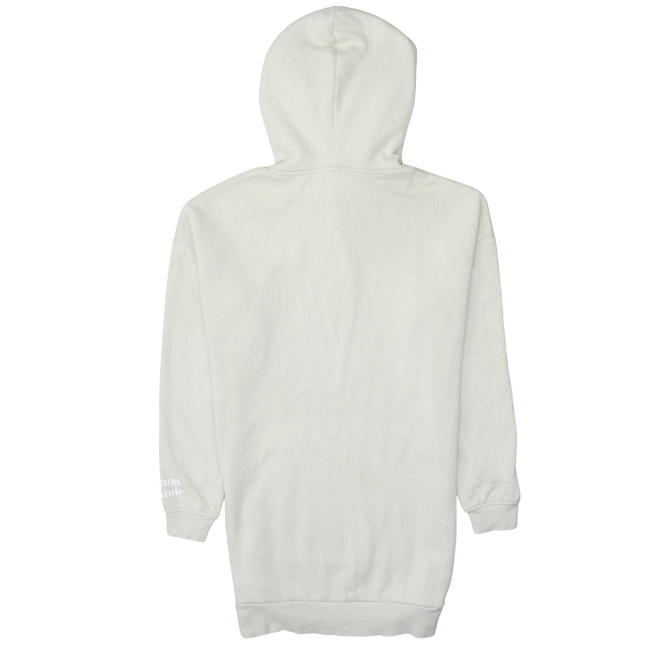 Ariana Grande Women Beige Long Sleeve Pullover Hoodie Dress Size M